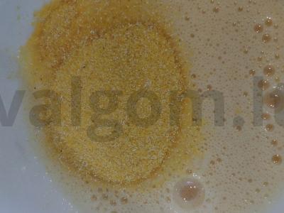 Švelni varškės apkepas su konservuotais ananasais ir kuskusu Žingsnis 2