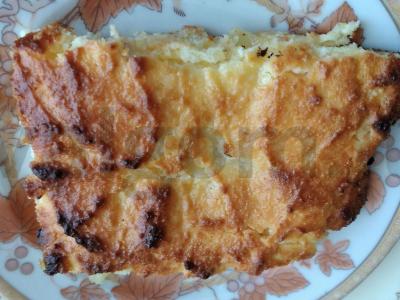 Švelni varškės apkepas su konservuotais ananasais ir kuskusu pagrindine nuotrauka