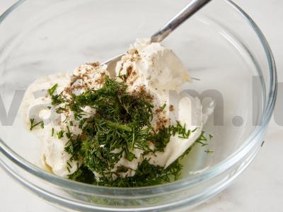 Lašišų užkandis su varškės sūriu Žingsnis 2