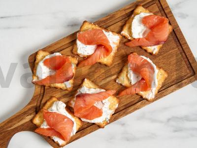 Lašišų užkandis su varškės sūriu Žingsnis 4