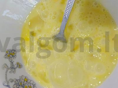 Skanus omletas „Kaip darželyje“ Žingsnis 2