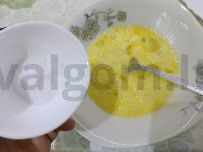 Skanus omletas „Kaip darželyje“ Žingsnis 3