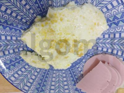 Skanus omletas „Kaip darželyje“ pagrindine nuotrauka