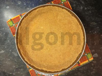 Sūrio pyragas be varškės sūrio su varške orkaitėje Žingsnis 4