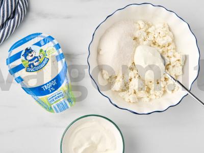 Saldūs ritinėliai su varške ir bananais Žingsnis 7