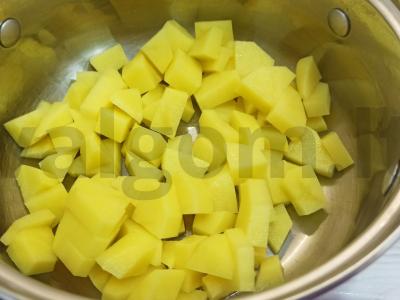 Koldūnai su bulvėmis ir sūriu Žingsnis 1