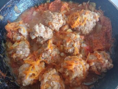 Ryžiai su kotletais ir daržovėmis Žingsnis 5