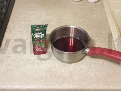 Putėsiukas iš vyšnių sulčių Žingsnis 1