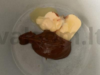 Kukurūzų lazdelės ir kondensuoto pieno dešrelė Žingsnis 2