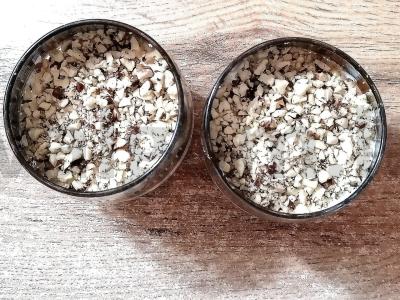 Salotas stiklinėje su keptu svogūnu Žingsnis 6