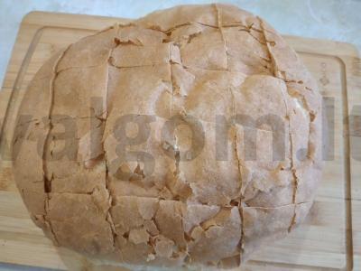 Skaniausias duona su brie sūriu ir spanguolėmis Žingsnis 2