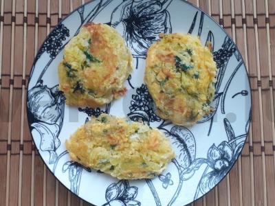 Moliūgų kotletai be miltų pagrindine nuotrauka