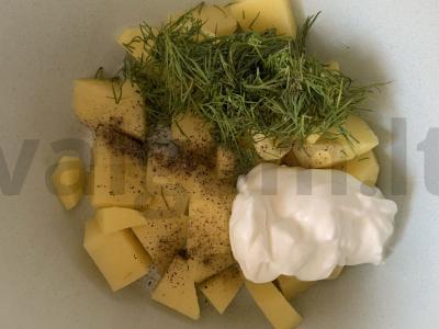 Bulvytė, kepta su pievagrybiais Žingsnis 2