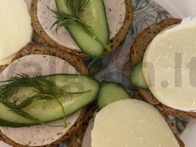 Sumuštiniai su sūriu mokyklai Žingsnis 3