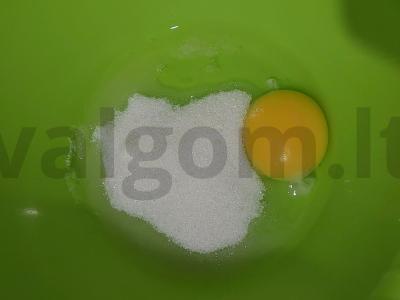 Purūs blynai su razinomis Žingsnis 1