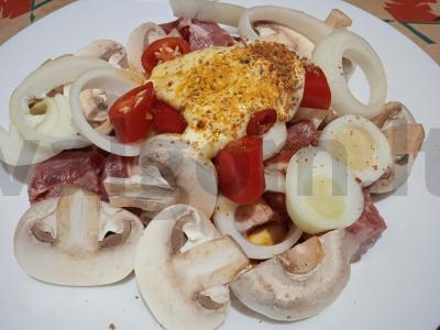 Jautienos ir pievagrybių šašlykai su čili pipirais orkaitėje Žingsnis 5