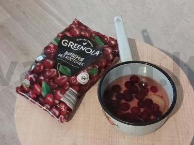 Vyšnių kisielius su psiliu Žingsnis 1