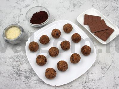 PP saldainiai iš pupelių su džiovintais vaisiais ir riešutais Žingsnis 5