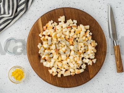 Vertutai su obuoliais ir moliūgu Žingsnis 8