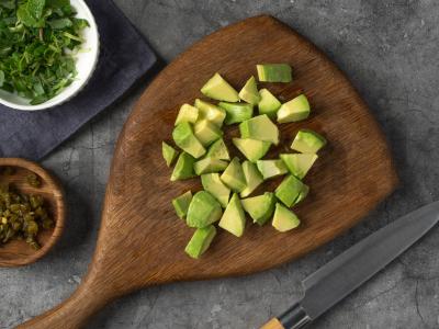 Salotos su kukurūzais ir avokadu Žingsnis 2