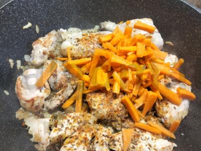 Perlų ir vištienos plovas Žingsnis 4