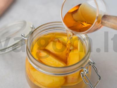 Persikų džemas su kauliukais Žingsnis 4