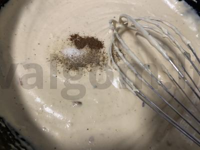 Jūlienas su vištiena ir pievagrybiais su muskato riešutu Žingsnis 8