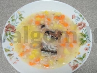 Ryžių sriuba su konservuota ivasi Žingsnis 5