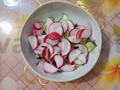 Sultingas daržovių salotas „Veronika“ Žingsnis 2