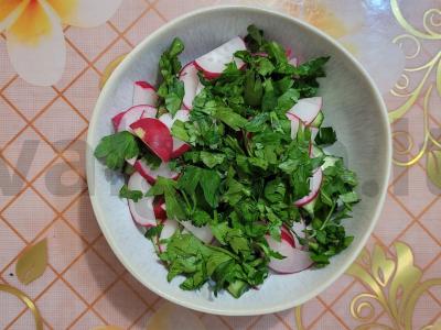 Sultingas daržovių salotas „Veronika“ Žingsnis 3