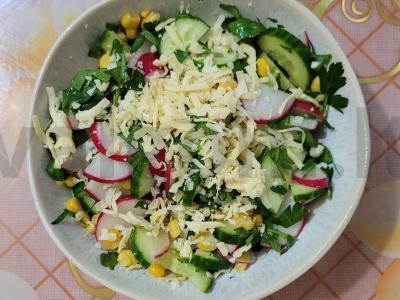 Sultingas daržovių salotas „Veronika“ Žingsnis 5