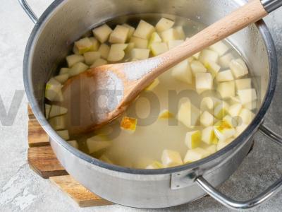 Skaniausias kvapnus obuolių džemas Žingsnis 4