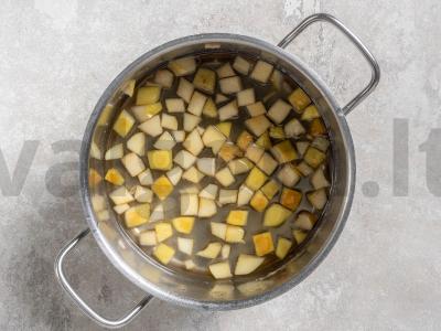 Skaniausias kvapnus obuolių džemas Žingsnis 5