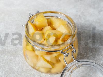 Skaniausias kvapnus obuolių džemas Žingsnis 6