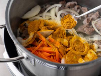 Ryžiai su vištienos skrandžiais Žingsnis 5