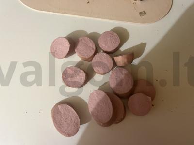 Šampinjonai su dešrelėmis ant iešmelių Žingsnis 3