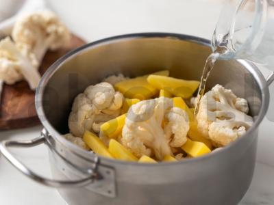 Vegetariškas tyrės sriuba Žingsnis 3