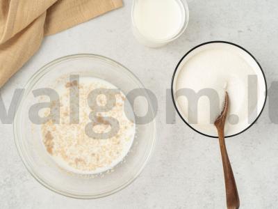 Velykinis pyragas „Sraigė“ Žingsnis 1