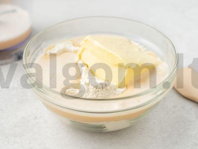 Velykinis pyragas „Sraigė“ Žingsnis 4