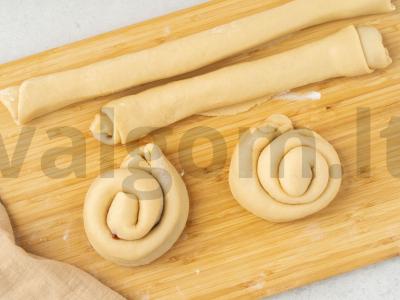 Velykinis pyragas „Sraigė“ Žingsnis 9