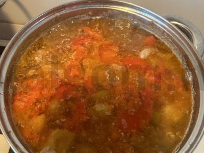 Namų kiaulienos guliašas Žingsnis 4