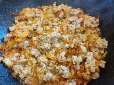 Farfalle makaronai su faršu Žingsnis 9