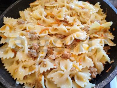 Farfalle makaronai su faršu Žingsnis 12