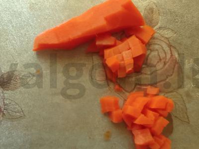 Sotūs salotas su kukurūzais Žingsnis 2