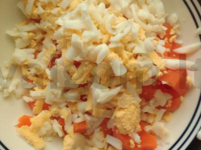 Sotūs salotas su kukurūzais Žingsnis 4