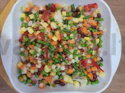 Skani vištienos ir meksikietiškų daržovių apkepas Žingsnis 2