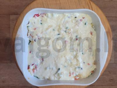 Skani vištienos ir meksikietiškų daržovių apkepas Žingsnis 4