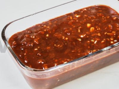 Šokoladinė žemės riešutų pasta su riešutais Žingsnis 5