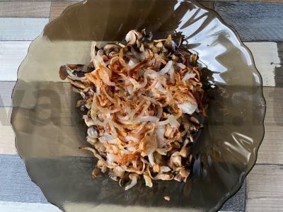 Vištienos ir grybų padažas grietinėlės padaže Žingsnis 8