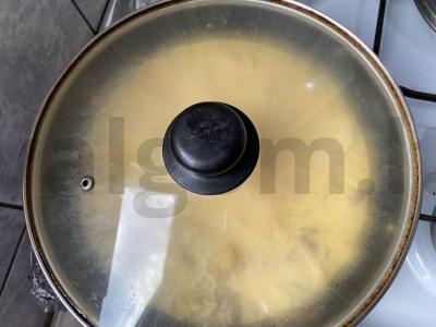 Vištienos ir grybų padažas grietinėlės padaže Žingsnis 15